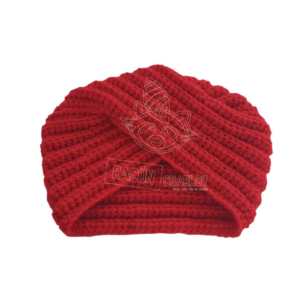 Turbante rojo racun charlot